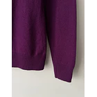 Sweater lana morado. Talla: S 3