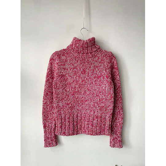 Sweater jaspeado. Talla: M chico (S/M)