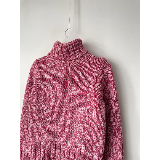 Sweater jaspeado. Talla: M chico (S/M)