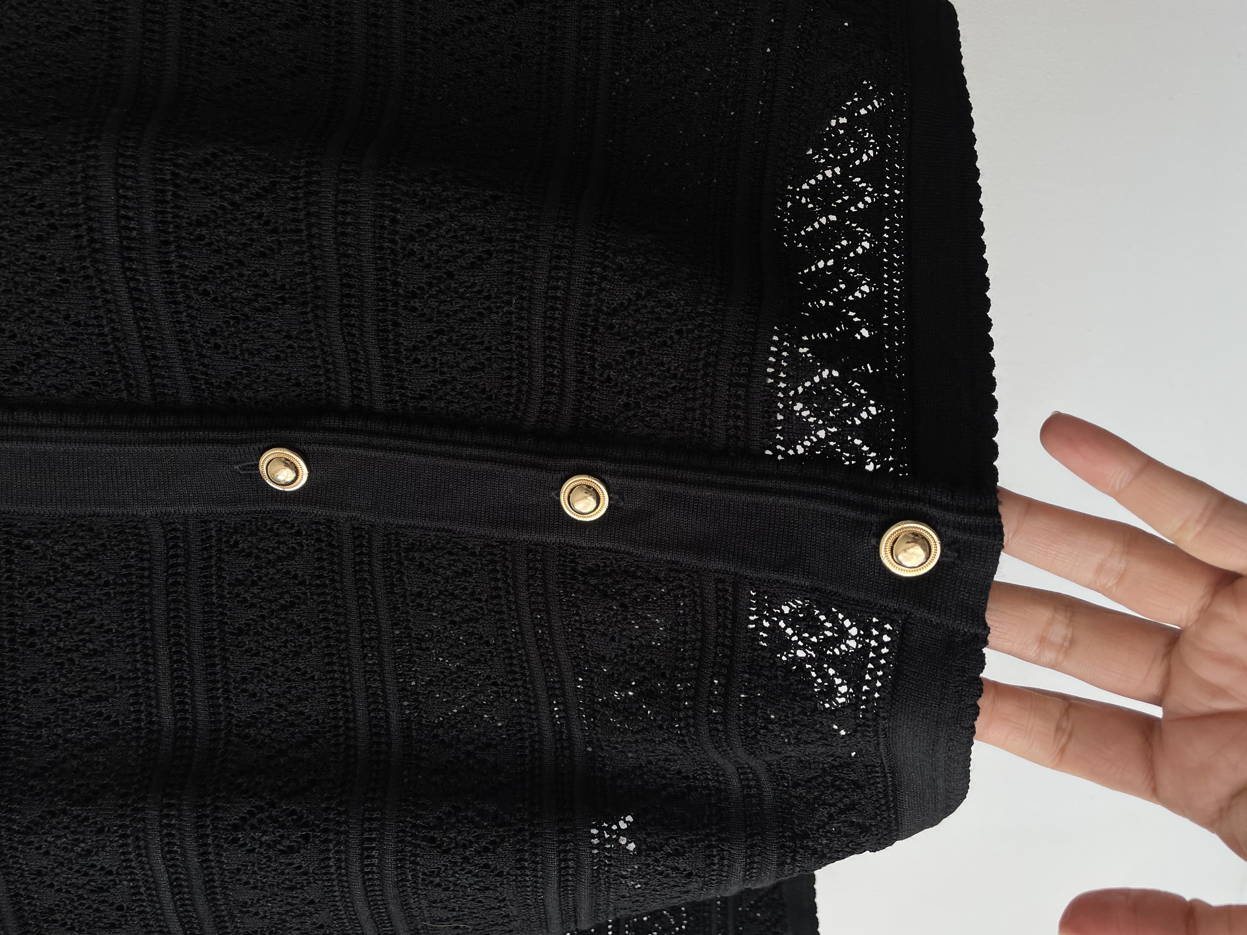 Cardigan calado. Talla: XS 3