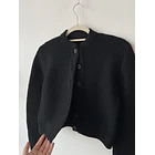 Cardigan negro grueso. Talla: S 1