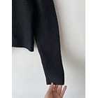 Cardigan negro grueso. Talla: S 2