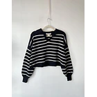Sweater marinero rayado. Talla: S overszied 1