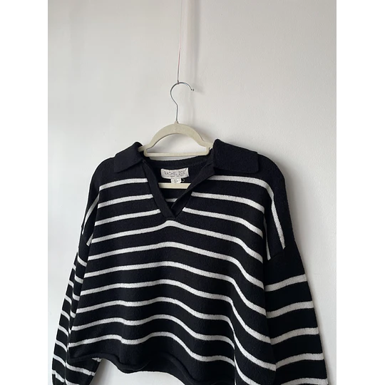Sweater marinero rayado. Talla: S overszied
