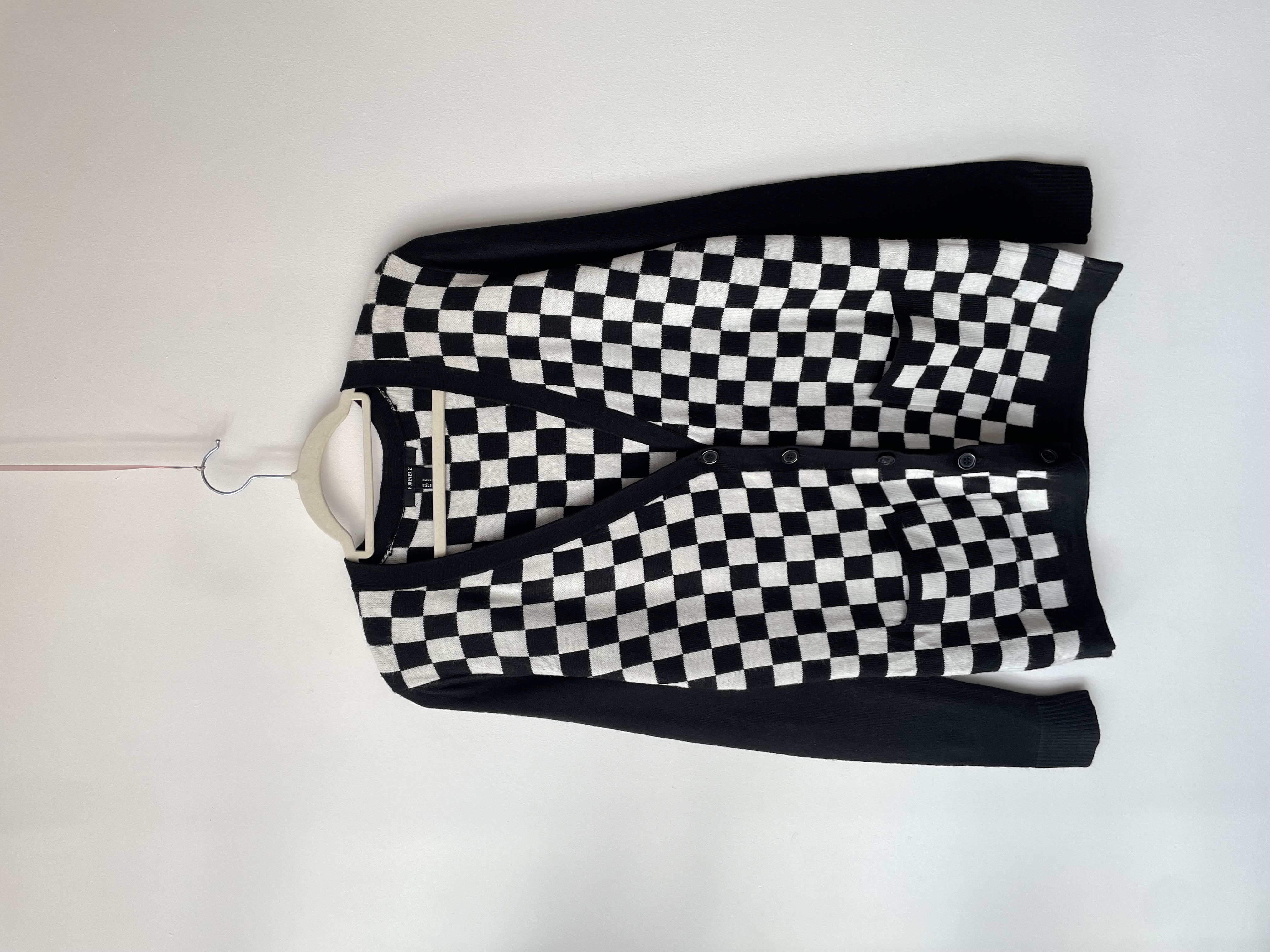 Cardigan ajedrez. Talla: S 1