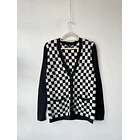 Cardigan ajedrez. Talla: S 1