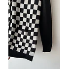 Cardigan ajedrez. Talla: S 3