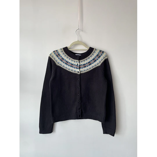 Cardigan nordic. Talla: PM (M chico) 