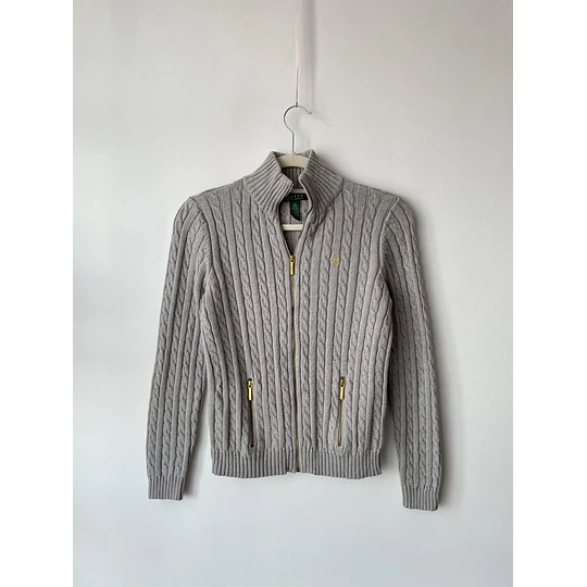 Cardigan gris. Talla: XS