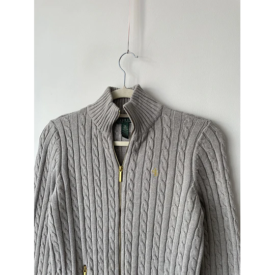Cardigan gris. Talla: XS