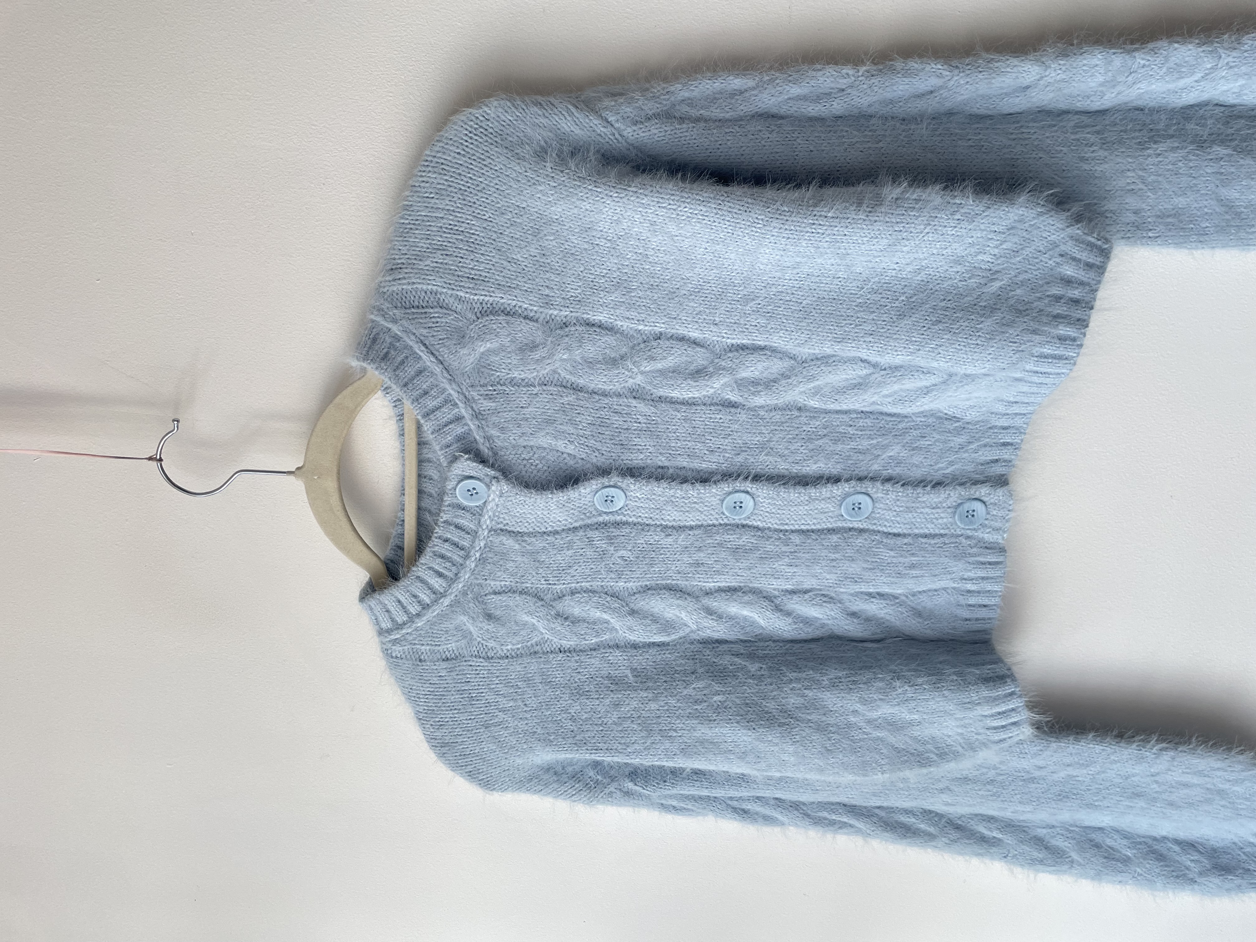 Cardigan celeste. Talla: XS 2