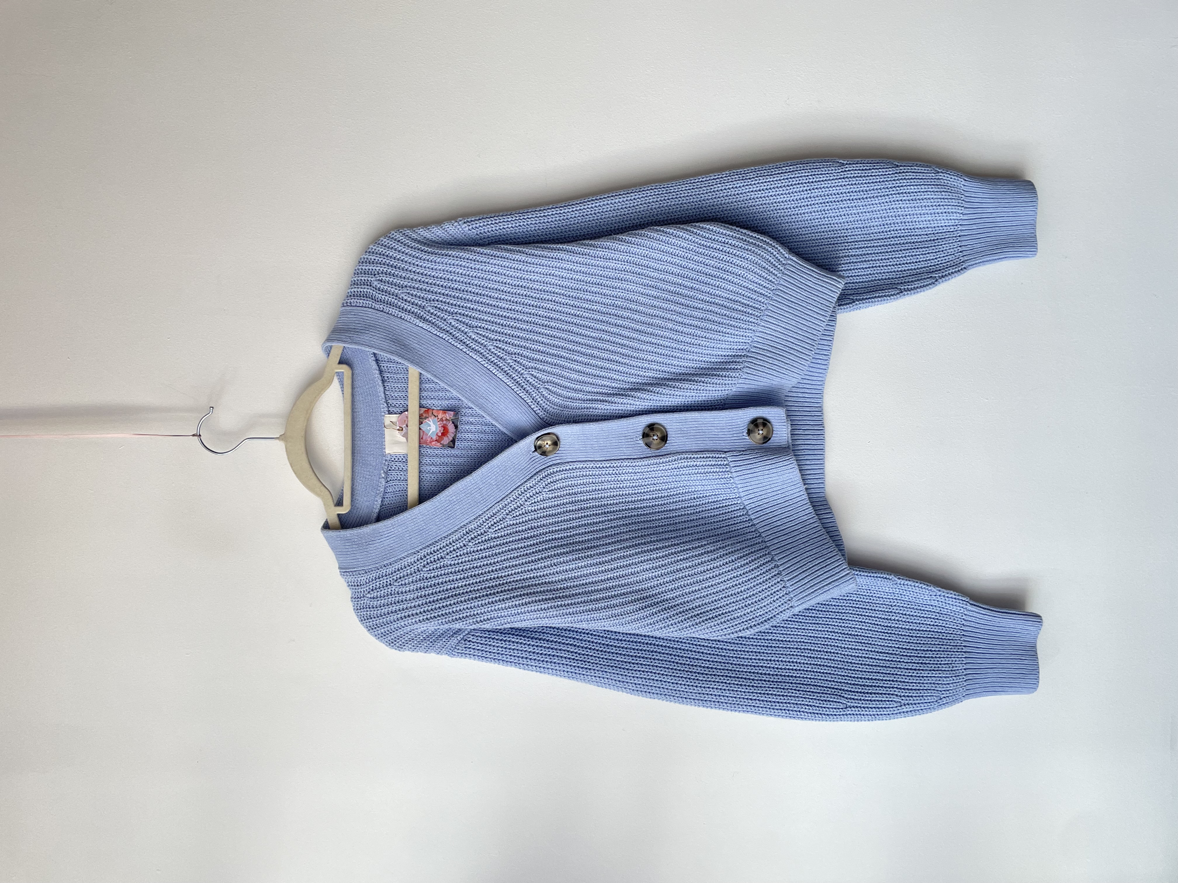 Cardigan celeste. Talla: XS oversized (M)  1