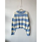 Sweater celeste rayas. Talla: XS oversized (XL) 1