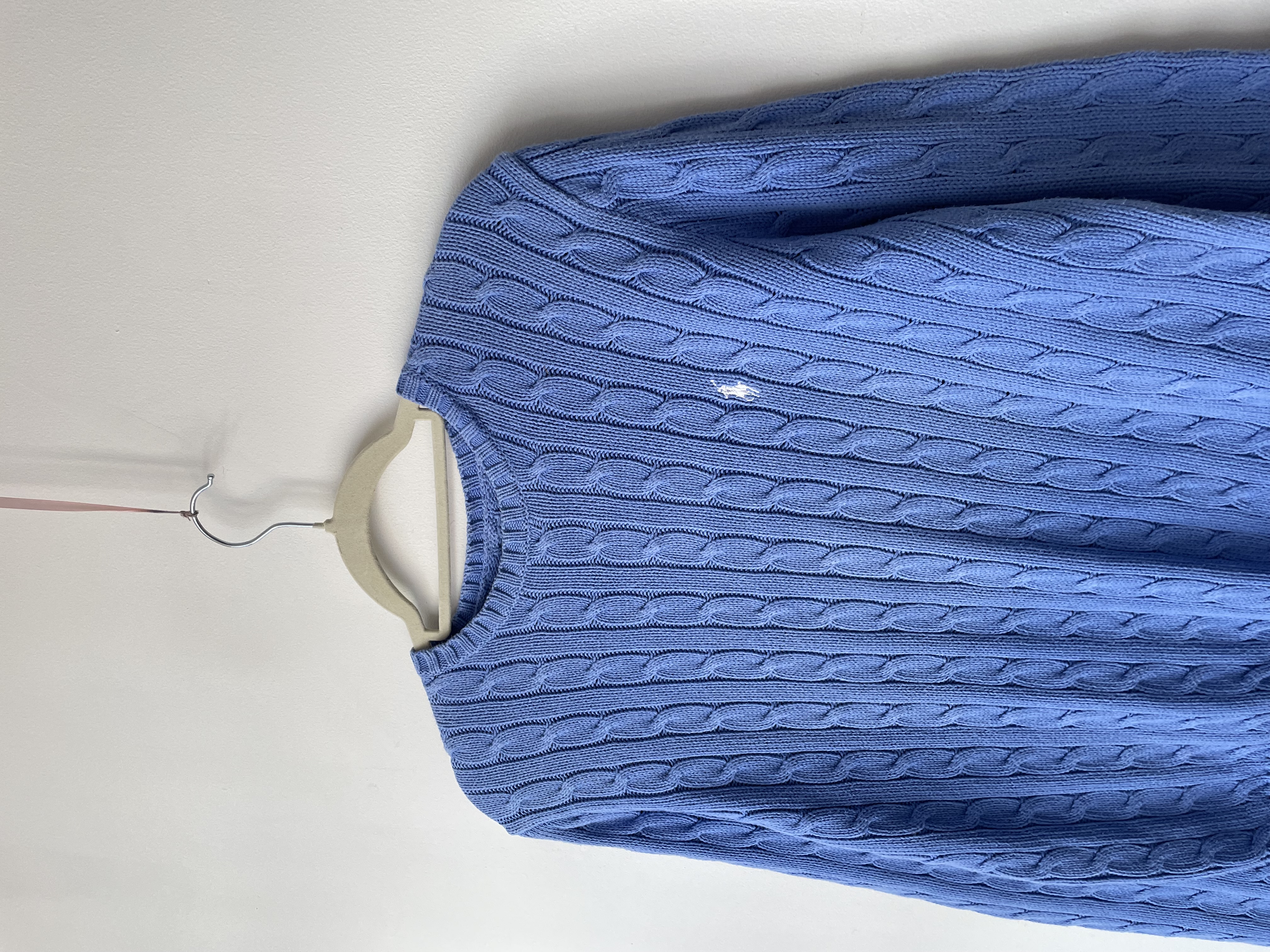 Sweater trenzado polo. Talla: M 2