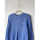 Sweater trenzado polo. Talla: M 2