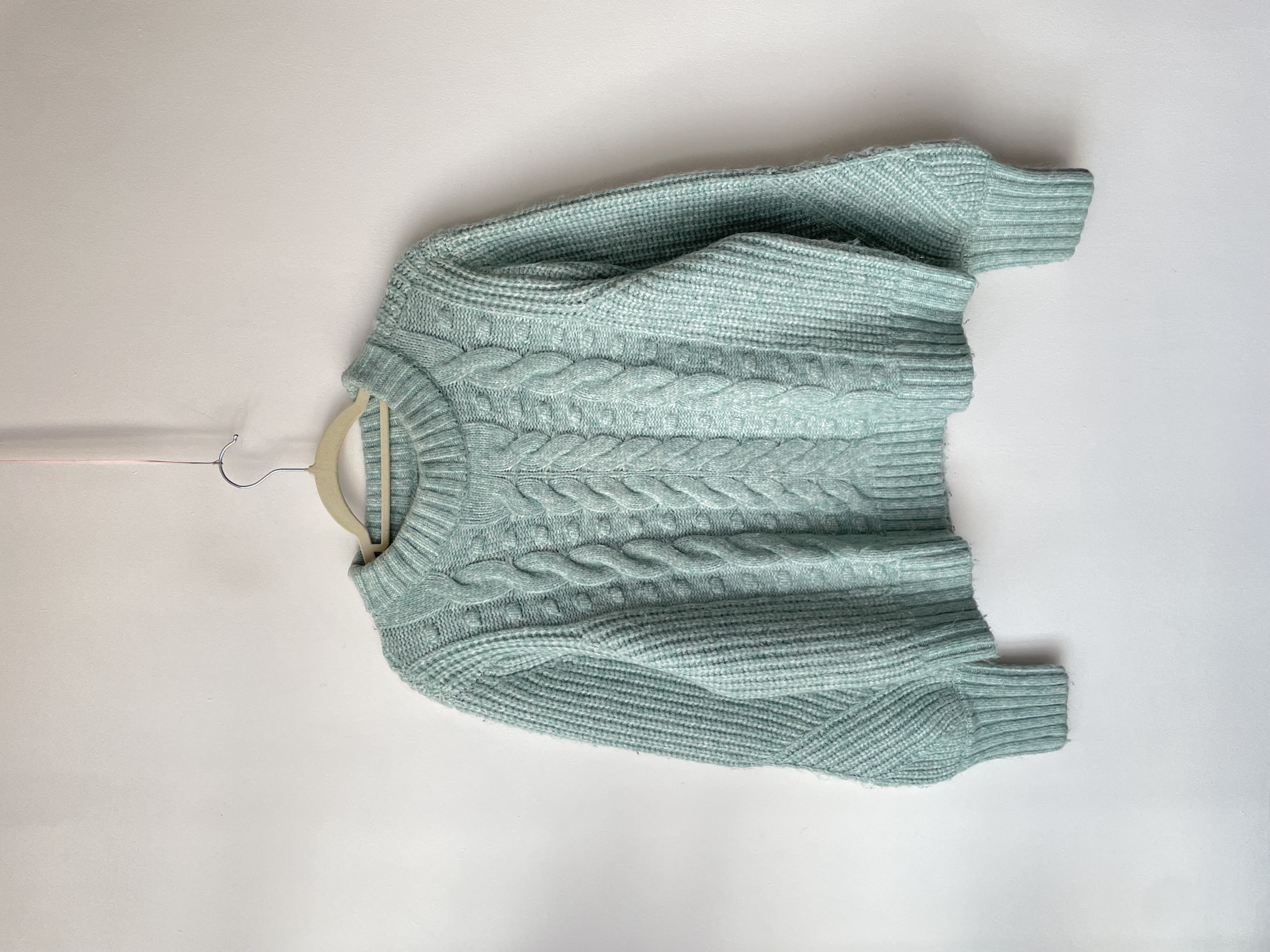 Sweater verde agua. Talla: M 1
