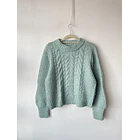 Sweater verde agua. Talla: M 1