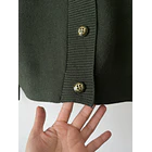 Cardigan verde. Talla: M  3