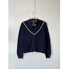 Cardigan azul. Talla: S grande (m) 1