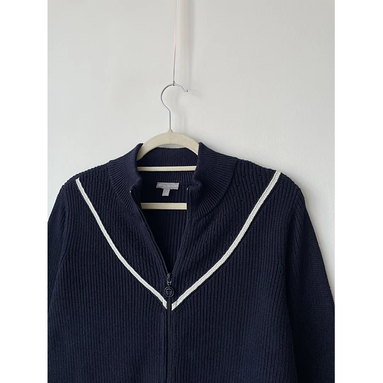 Cardigan azul. Talla: S grande (m)