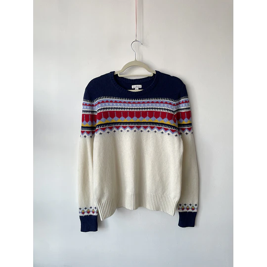 Sweatwe nordic lana Merino. Talla: L