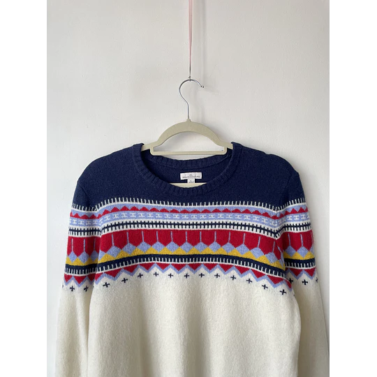Sweatwe nordic lana Merino. Talla: L