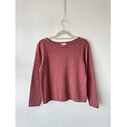 Sweater ladrillo cachemira. Talla: S 1
