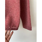 Sweater ladrillo cachemira. Talla: S 3
