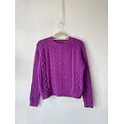Sweater magenta. Talla: XS oversized  1