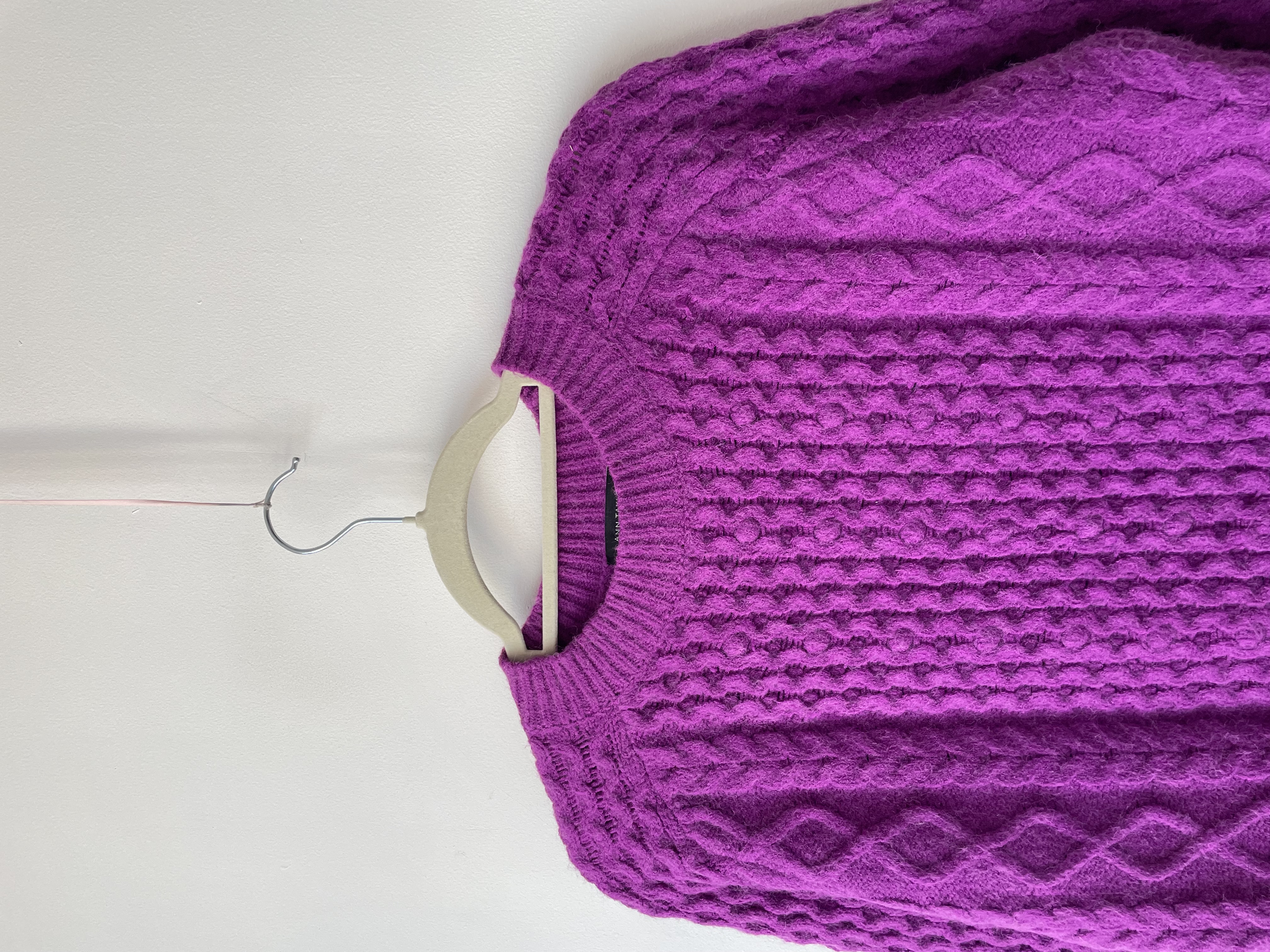 Sweater magenta. Talla: XS oversized  2
