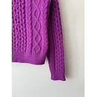 Sweater magenta. Talla: XS oversized  3