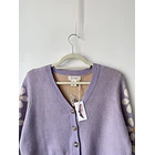 Cardigan lila. Talla M  2