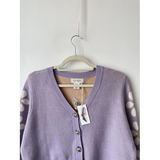 Cardigan lila. Talla M 