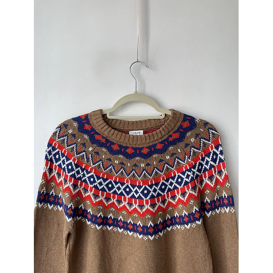Sweater nórdic café. Talla: S holgado (m)