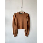 Sweater princesa café. Talla: M 1