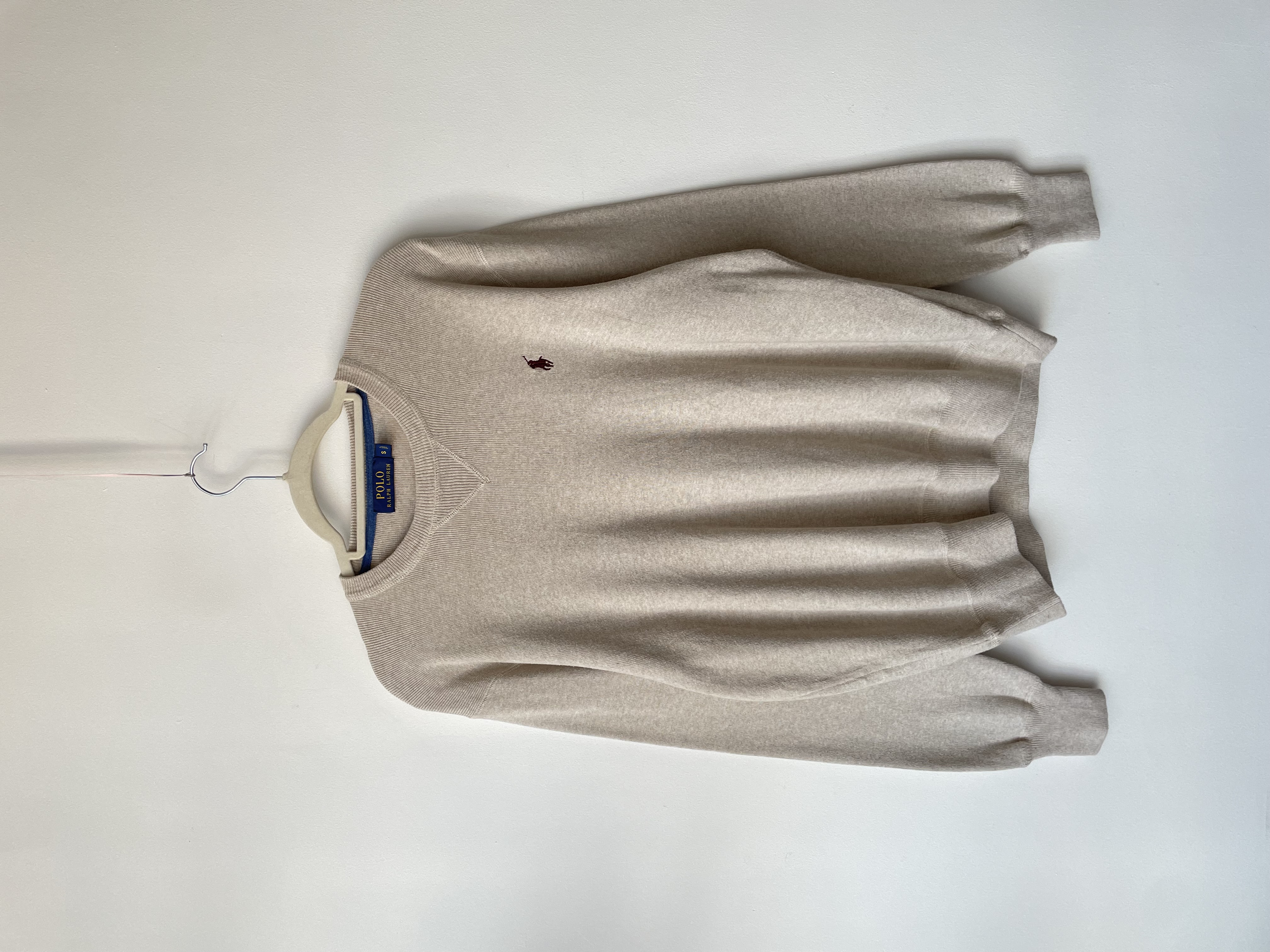 Sweater beige polo. Talla: S hombre, M/L mujer 1