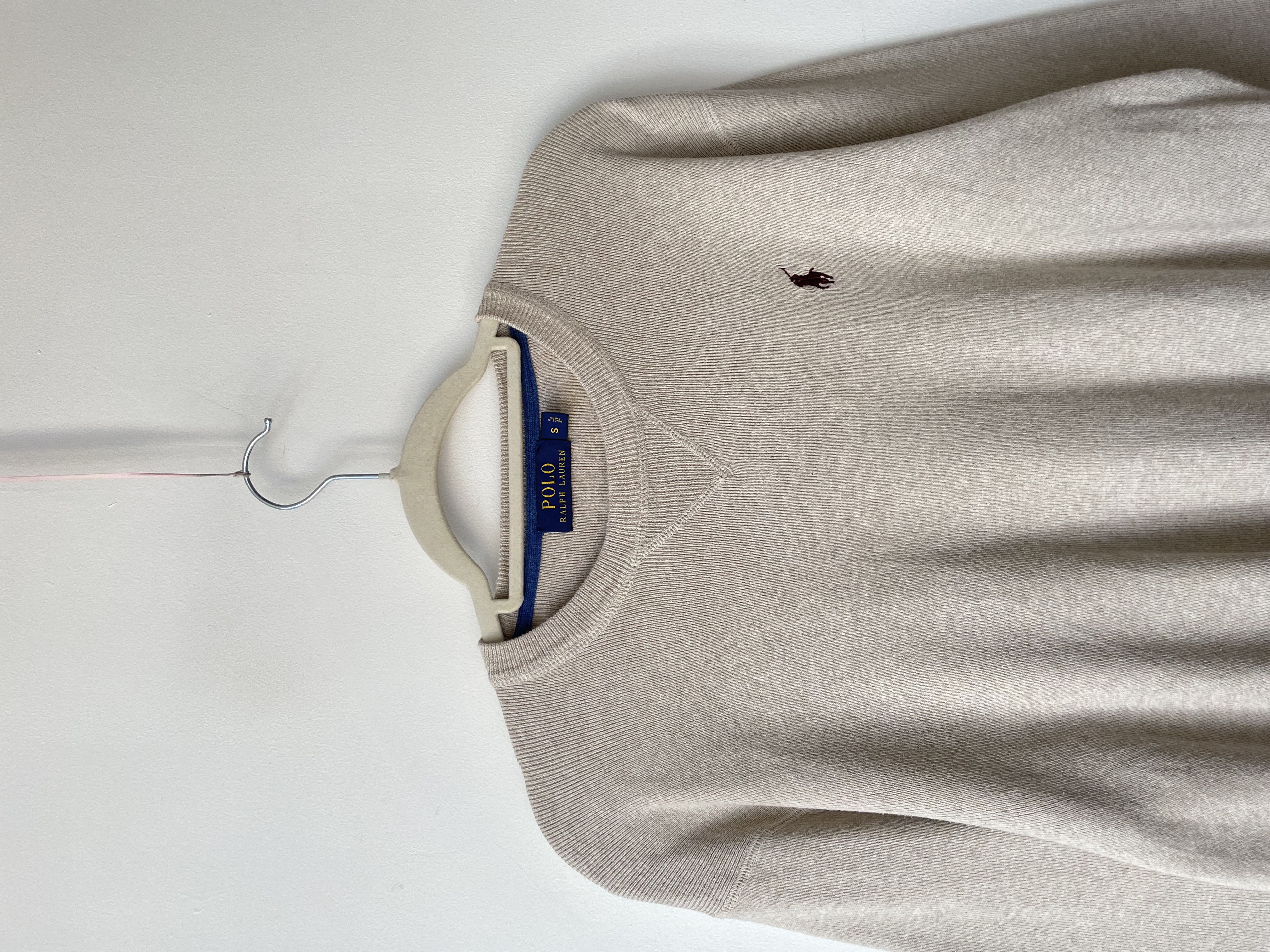Sweater beige polo. Talla: S hombre, M/L mujer 2