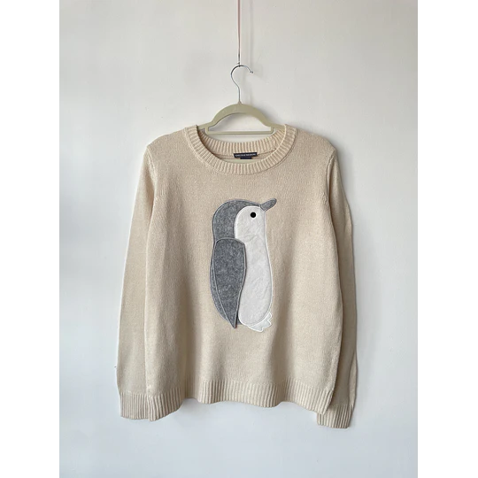 Sweater pinguino. Talla: M