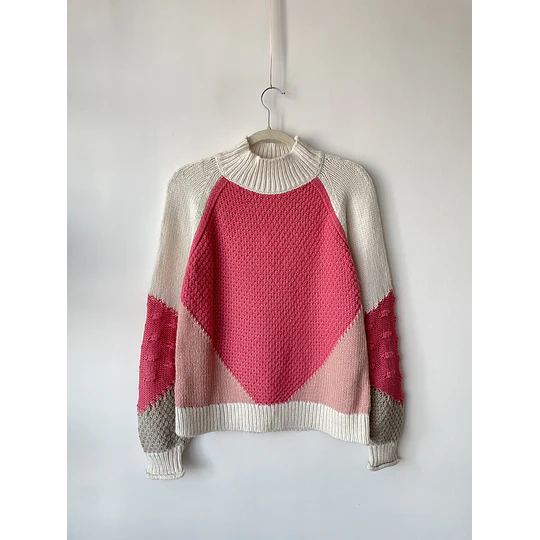 Sweater bloques. Talla: M