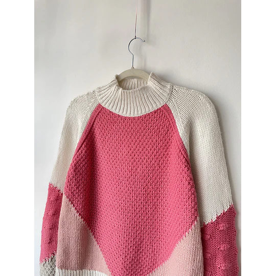 Sweater bloques. Talla: M