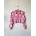 Cardigan margaritas. Talla: M 1