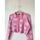 Cardigan margaritas. Talla: M 2