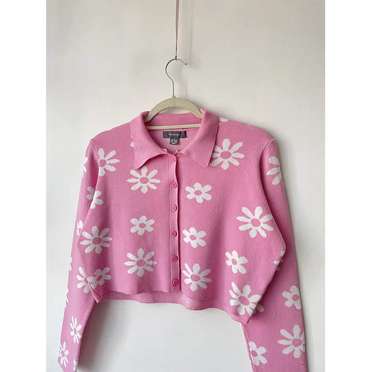 Cardigan margaritas. Talla: M