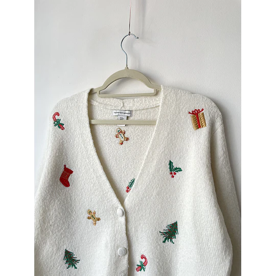 Cardigan navidad. Talla: M