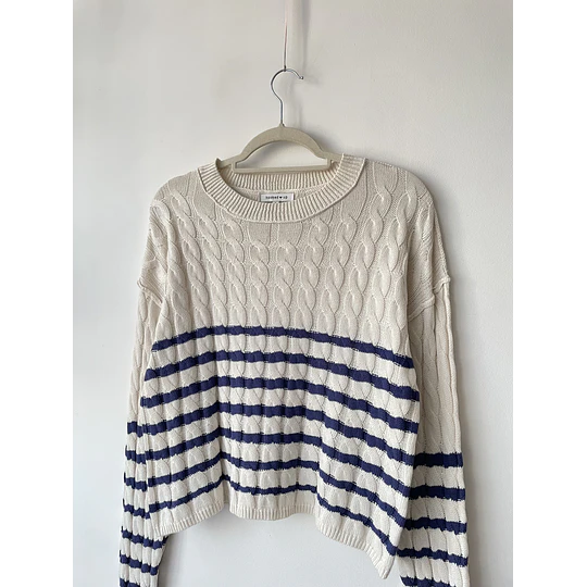 Sweater trenzado. Talla: S holgado (m)
