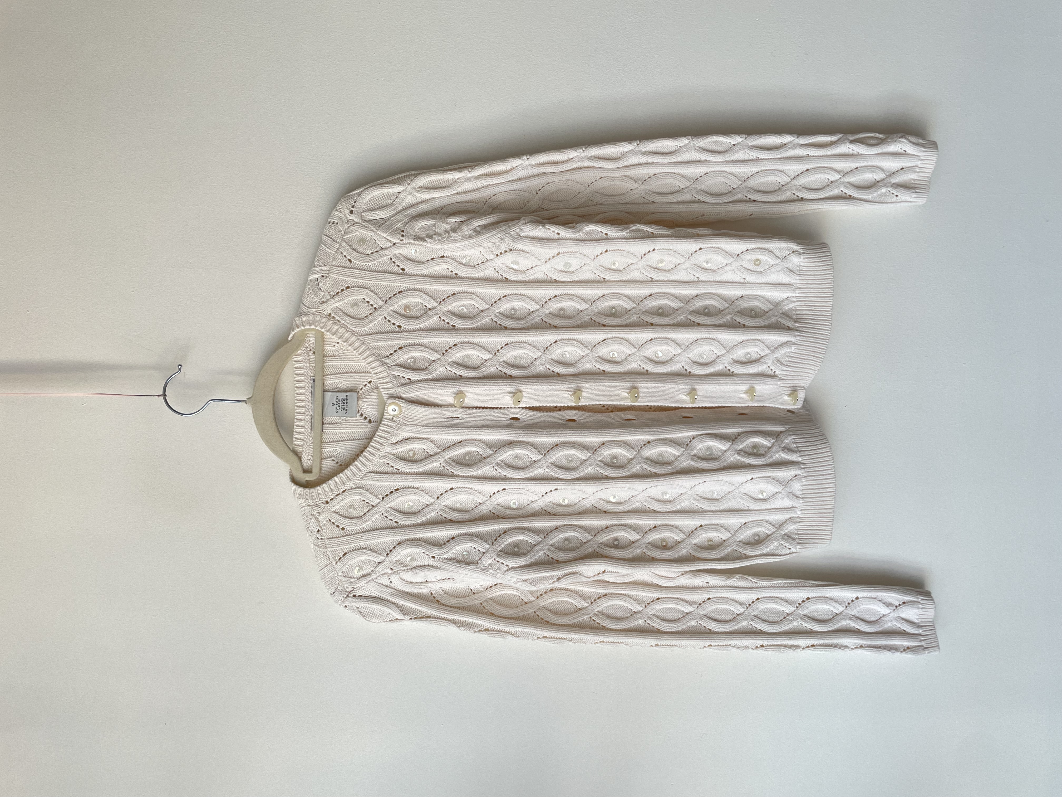 Cardigan trenzado. Talla: S 1