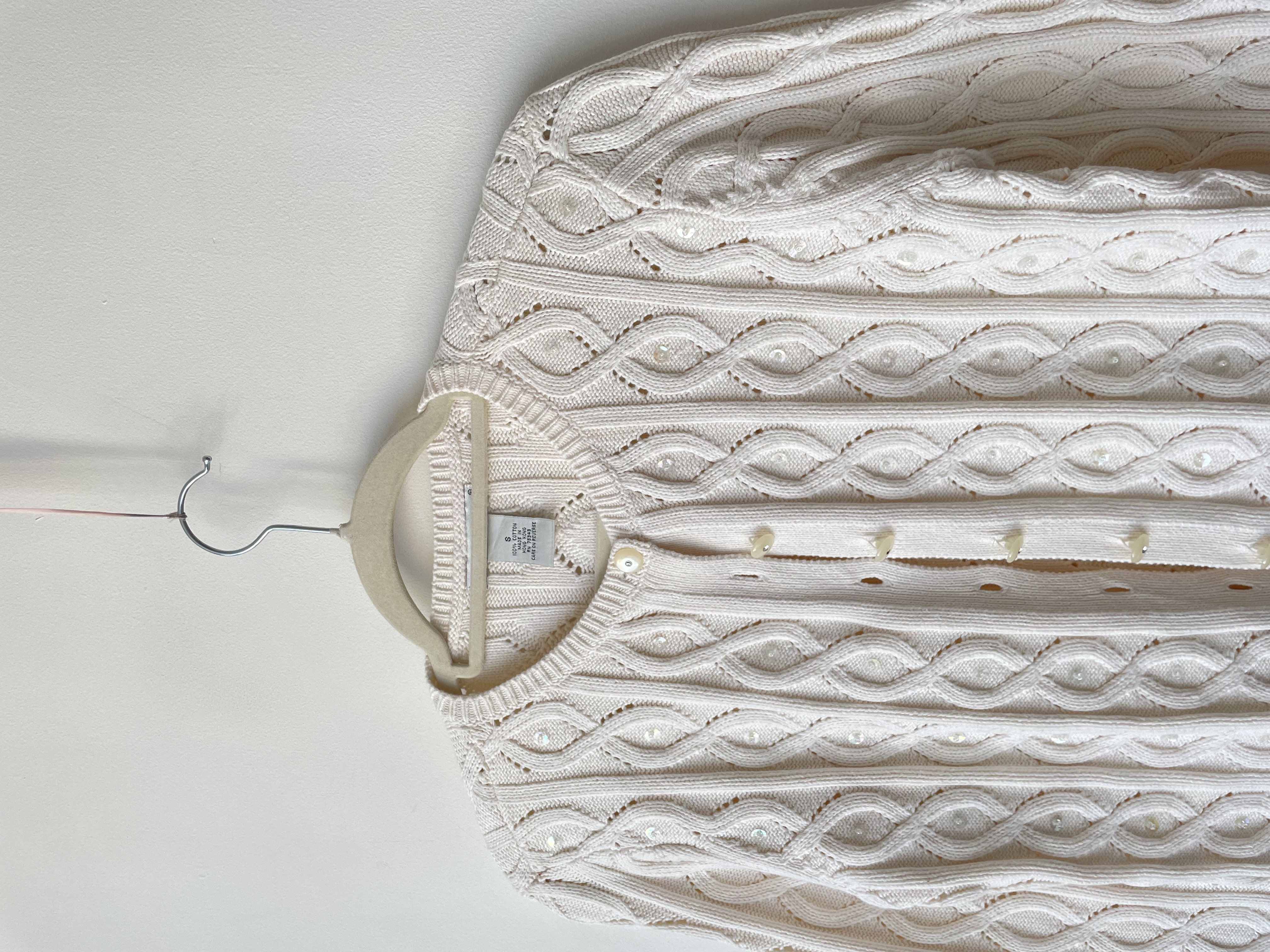 Cardigan trenzado. Talla: S 2