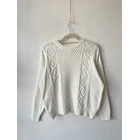 Sweater trenzado. Talla: M  1