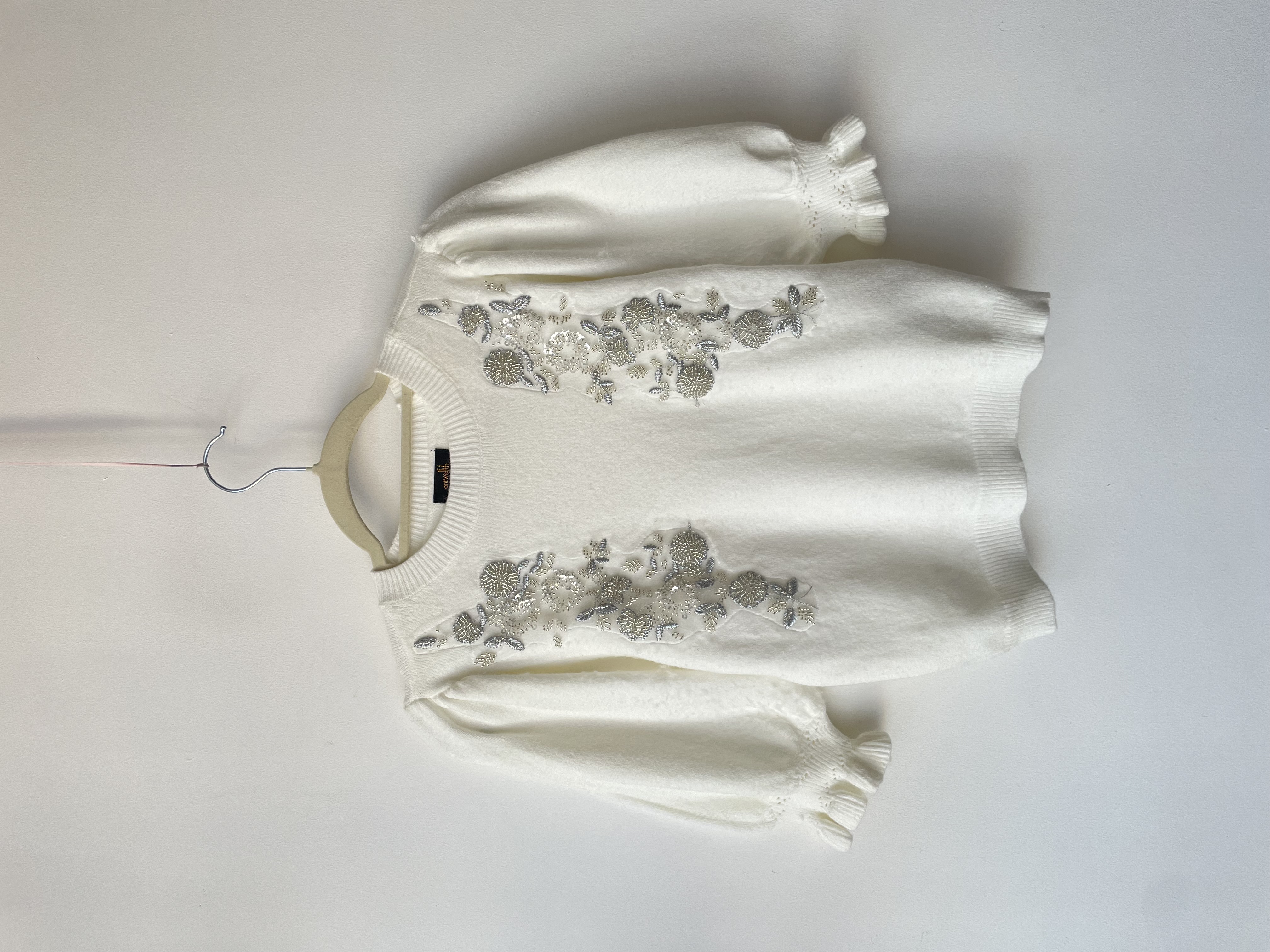 Polera lentejuelas. Talla: M  1