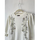 Polera lentejuelas. Talla: M  2